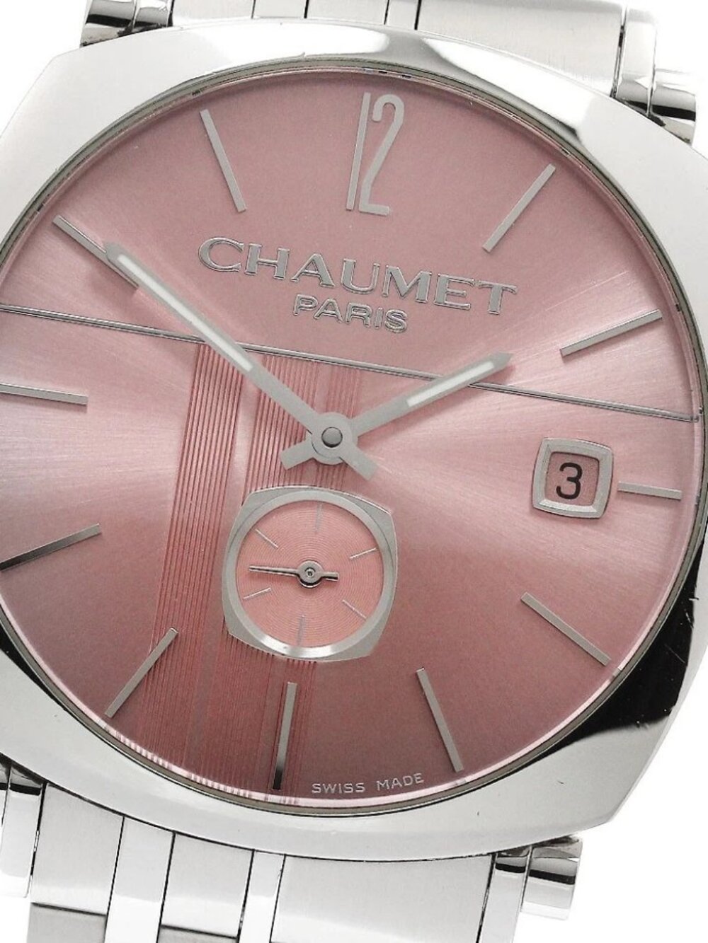 Chaumet Dandy W11670-26C Small seconds pink Dial Automatic Boy's Watch_949678